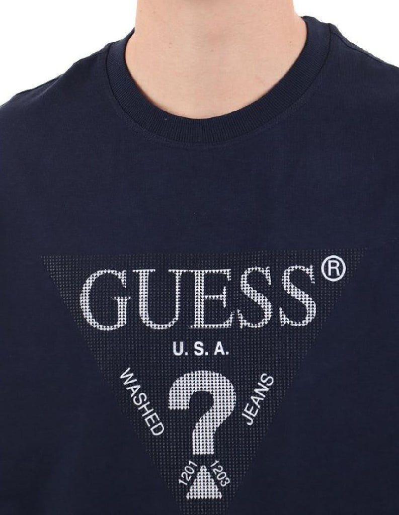 GUESS LS CN TRIANGLE TEE