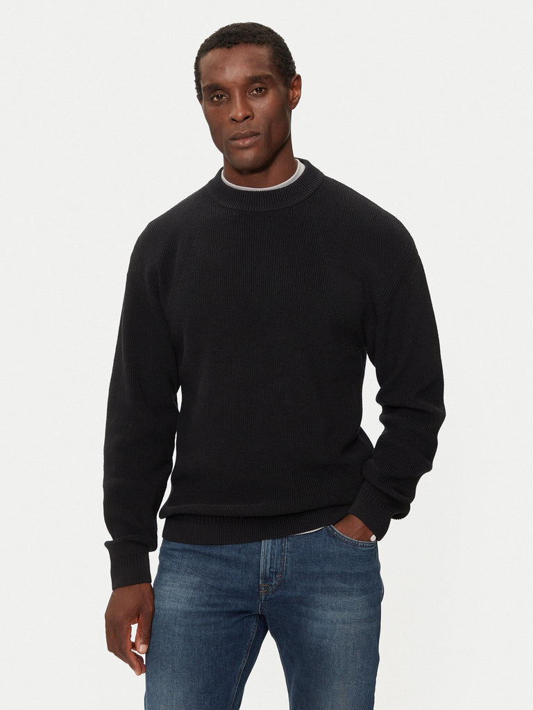 JACK AND JONES JCOOUTDOOR KNIT MOCK NECK SN