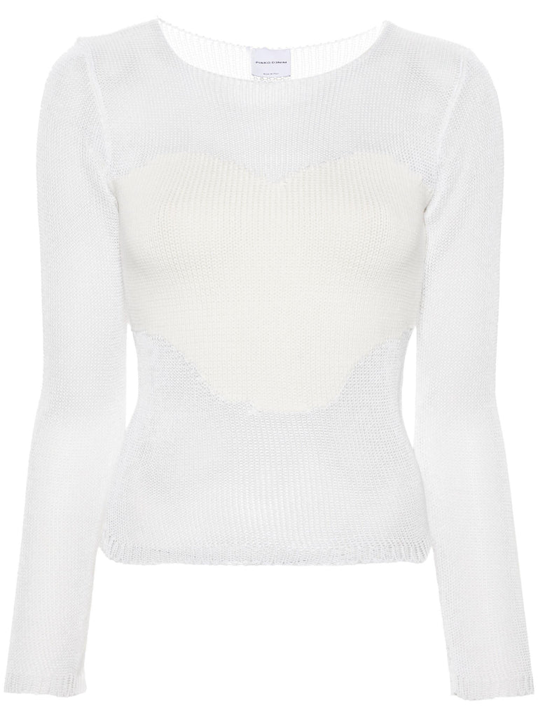 PINKO FAVOGNA MAGLIA RETE PATCH EFFE