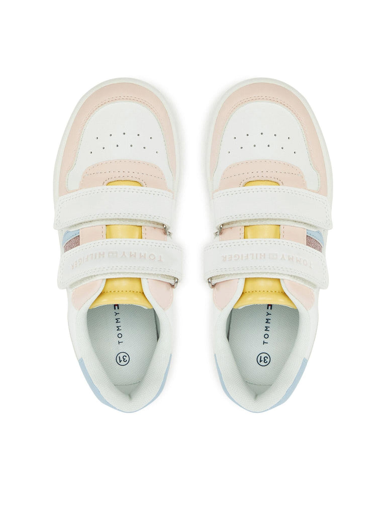TOMMY HILFIGER FLAG SNEAKER BASSA VELCRO