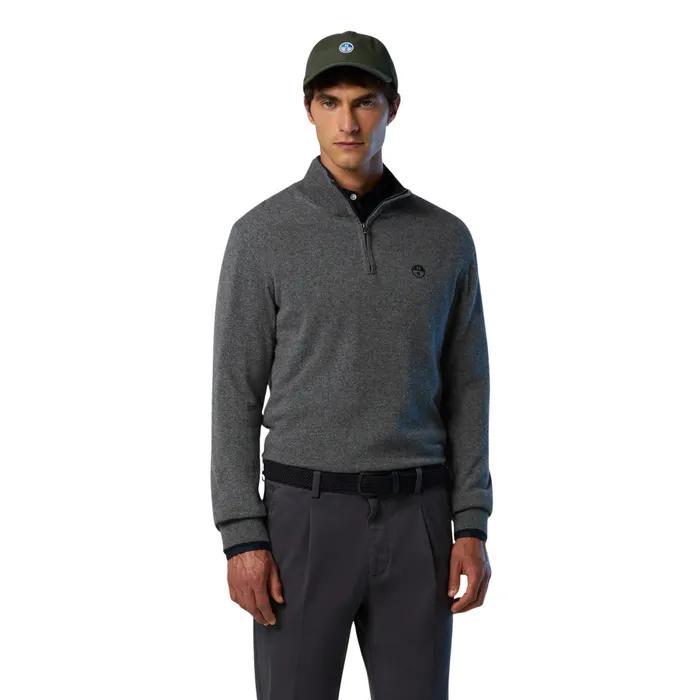 NORTH SAILS HALD ZIP  12GG KNITWEAR