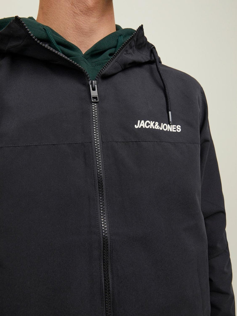 JACK AND JONES JJERUSH HOOD BOMBER NOOS