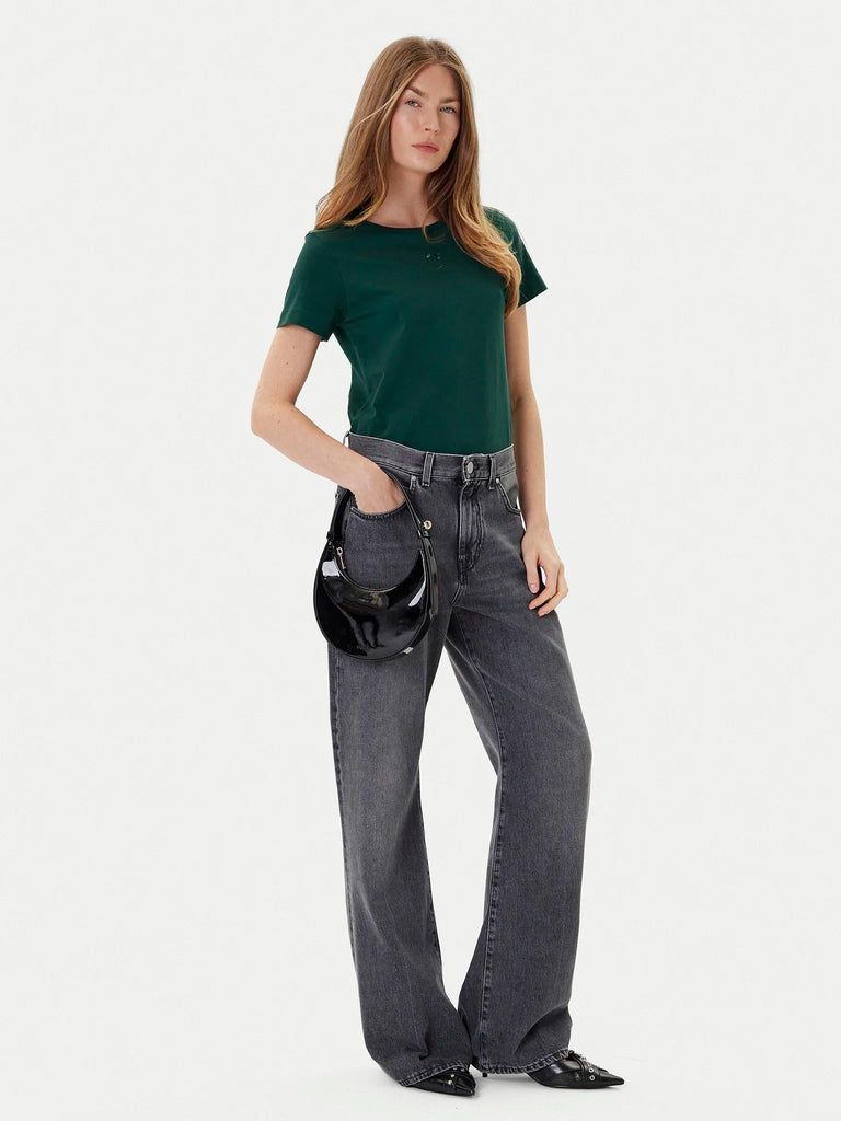 PINKO BUSSOLOTTO T-SHIRT JERSEY PATC
