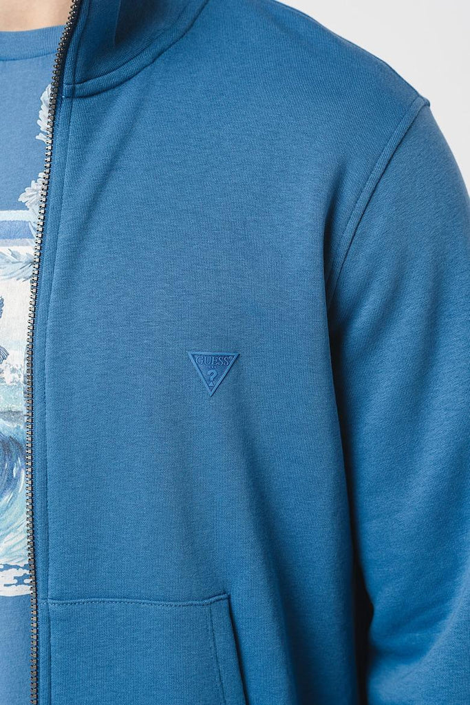 GUESS AL HIGH NECK FULLZIP SWEATSH