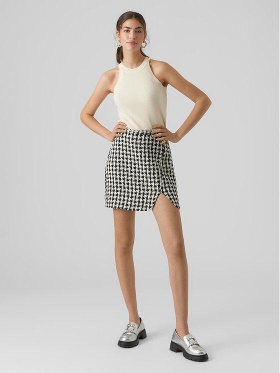 VERO MODA VMPAIGE HR HOUNDSTOOTH WRAP SKIRT