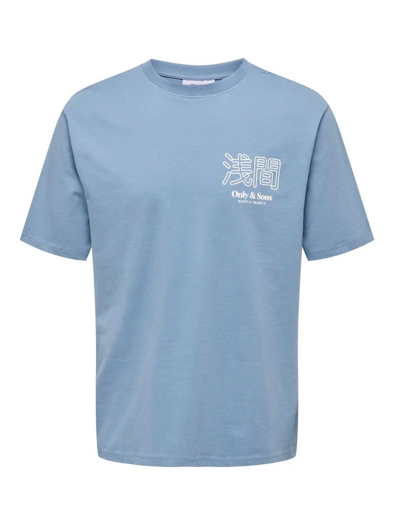 ONLY&SONS ONSMOUNTAIN LOGO RLX SS TEE CS