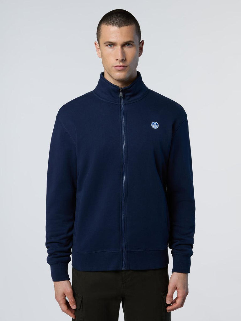 NORTH SAILS FULL ZIP  SWEATSHIRT W/LOGO