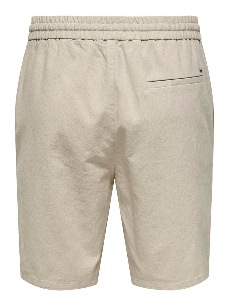 ONLY&SONS ONSLINUS 0007 COT LIN SHORTS NOOS