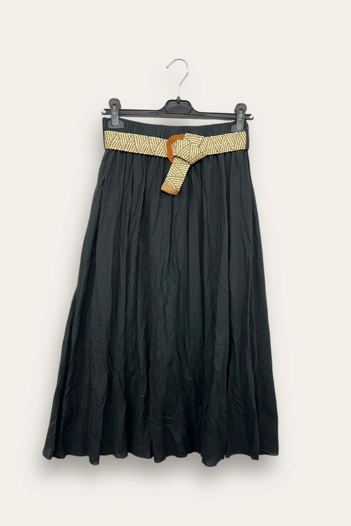 LOVEme Gonna in cotone stroppicciata