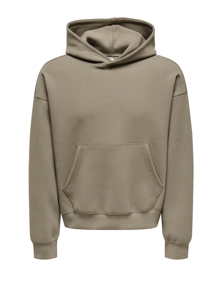 ONLY&SONS ONSGOYLE BOXY LS SCUBA HOODIE SWEAT