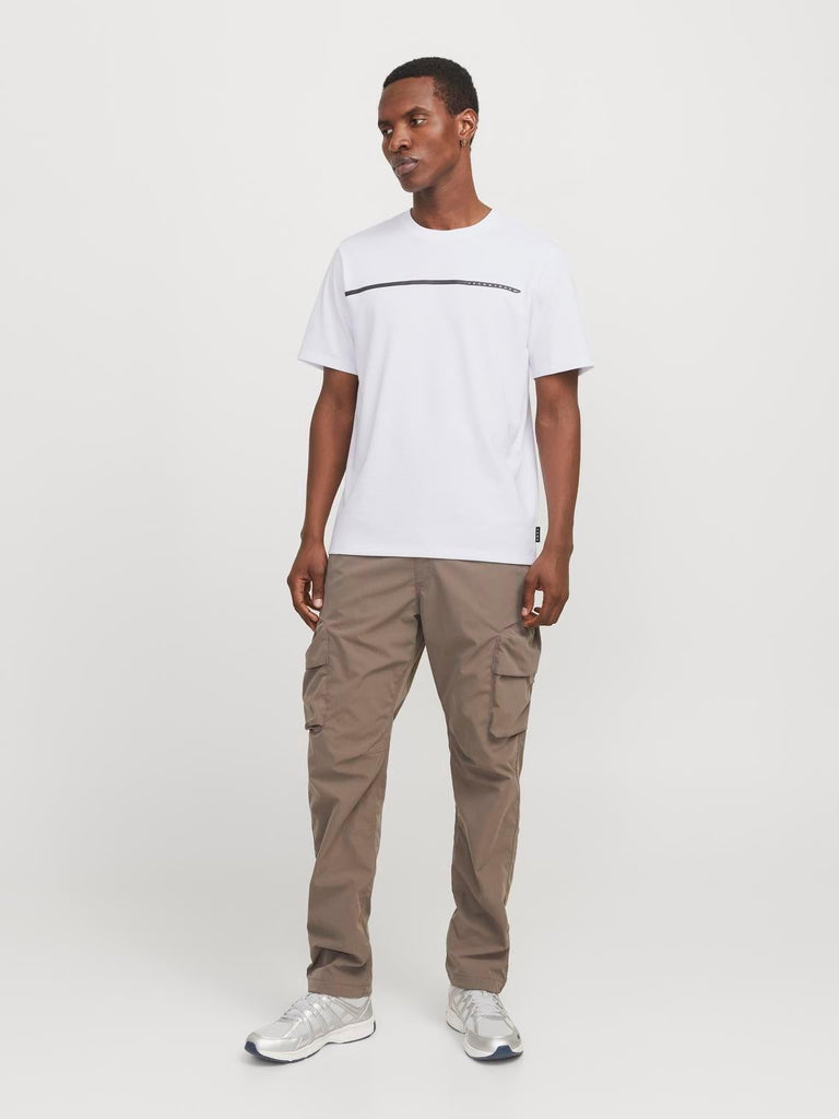 JACK AND JONES JCOFUSION FULL BRANDING TEE SS CREW NOOS