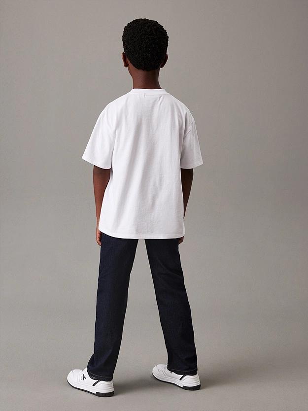 CALVIN KLEIN JEANS EMBOSSED CHECK MONO SS T-SHIRT
