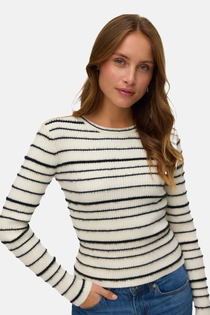 VERO MODA VMVANDA LS O-NECK PULLOVER BOO