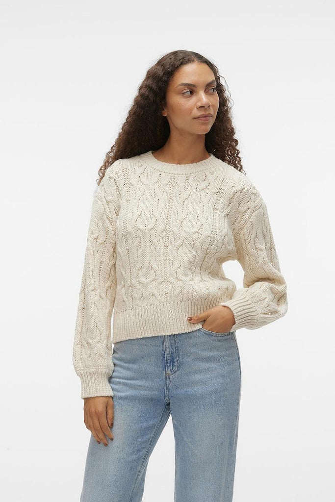 VERO MODA VMANEMONE LS O-NECK PULLOVER GA
