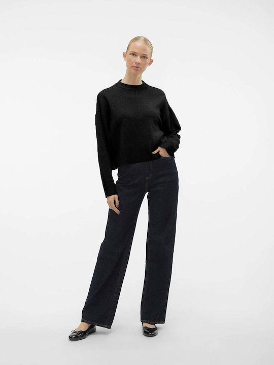 VERO MODA VMGOLD LINK LS SHORT O-NECK PULLOVER BOO