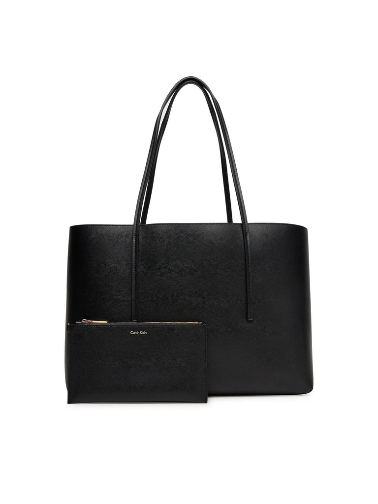 CALVIN KLEIN FOIL LOGO TOTE W/POUCH