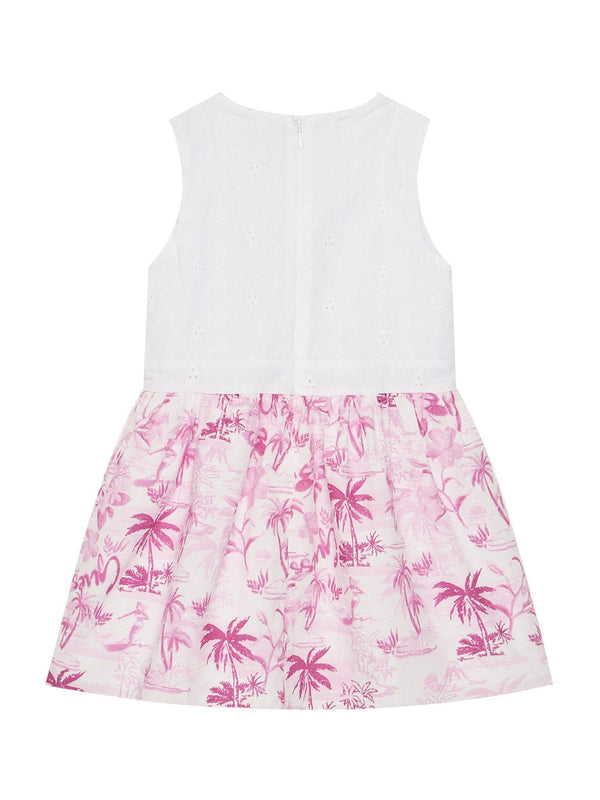 GUESS MIXED FABRIC SS DRES