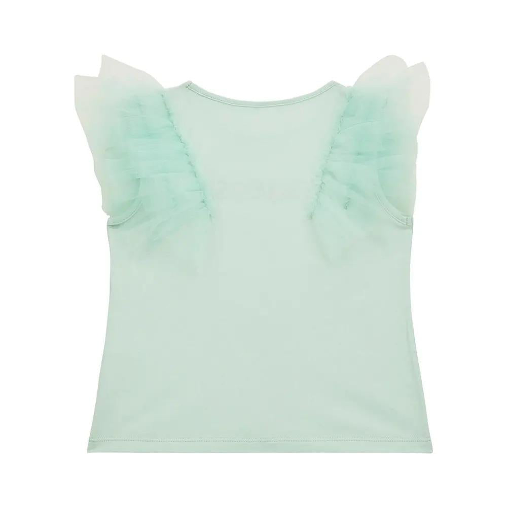 GUESS SS T-SHIRT W/MESH
