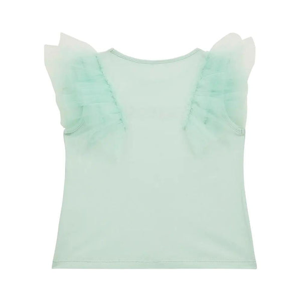 GUESS SS T-SHIRT W/MESH