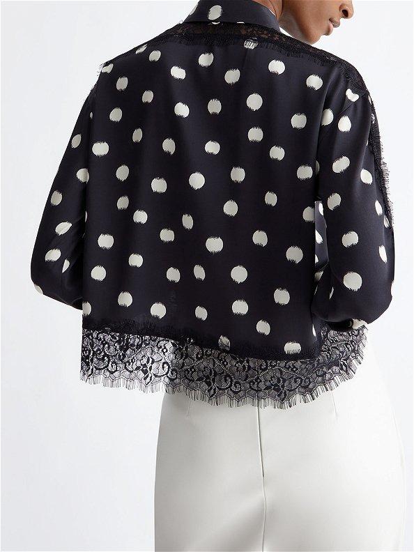 LIU JO ECSCAMICIA C/DETTAGLI IN PIZZO