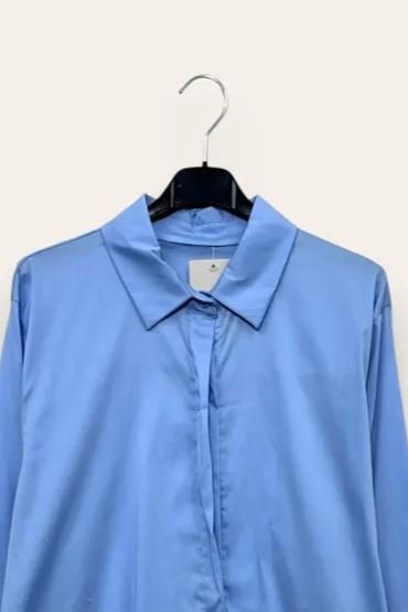 LOVEme Camicia over in tinta unita