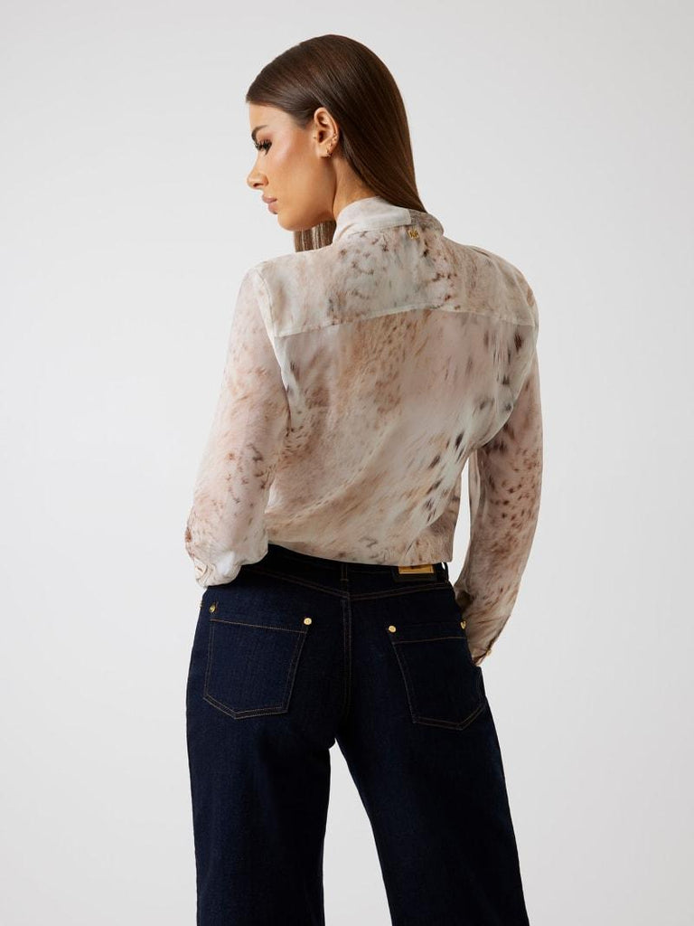 GUESS MARCIANO VERITY BOW LS BLOUSE