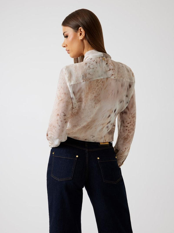 GUESS MARCIANO VERITY BOW LS BLOUSE