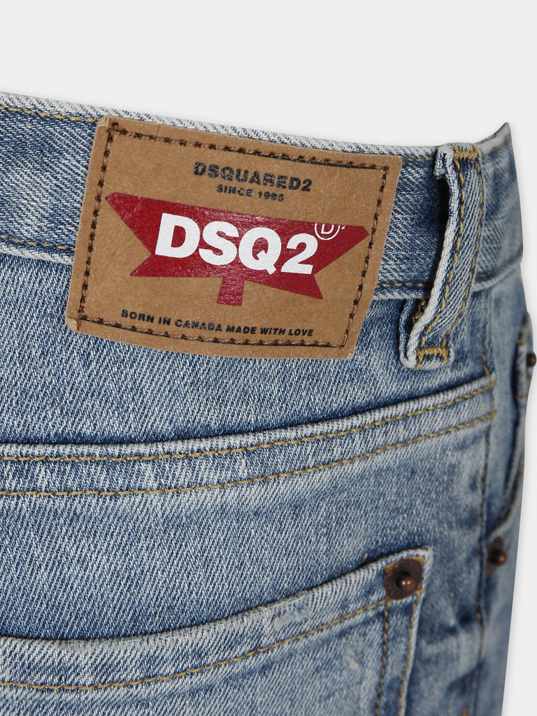DSQUARED2 JUNIOR D2P31LVM COOL GUY JEAN TROUSERS