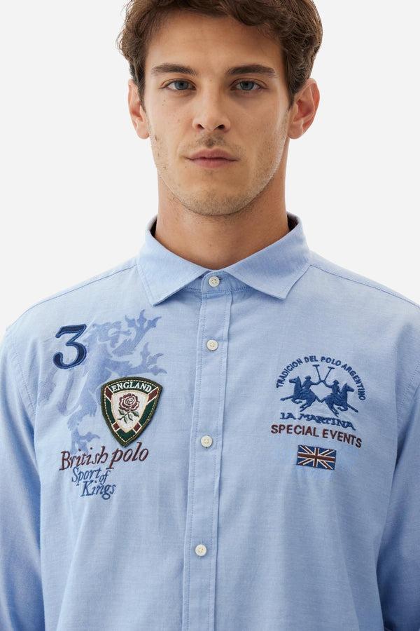 LA MARTINA MAN SHIRT L/S STRETCH OXFORD