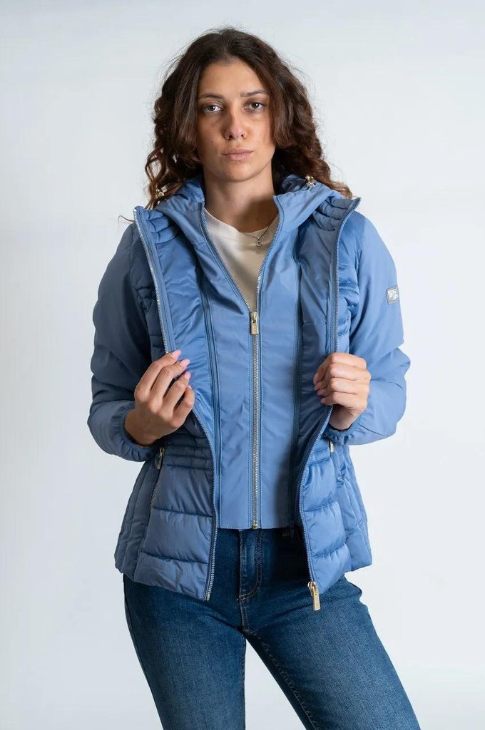 YES ZEE GIUBBINO DONNA TRAPUNTATO,FINTO GILET STACCABIL
