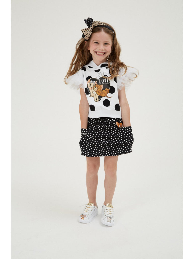 MONNALISA MINIGONNA CON TASCHE FELP