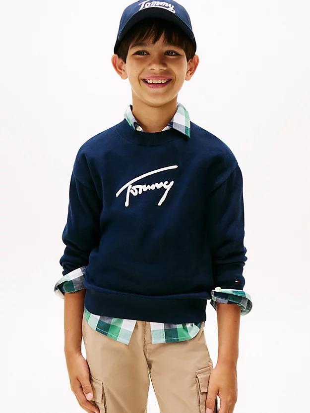 TOMMY HILFIGER VARSITY GRAPHIC SWEATER