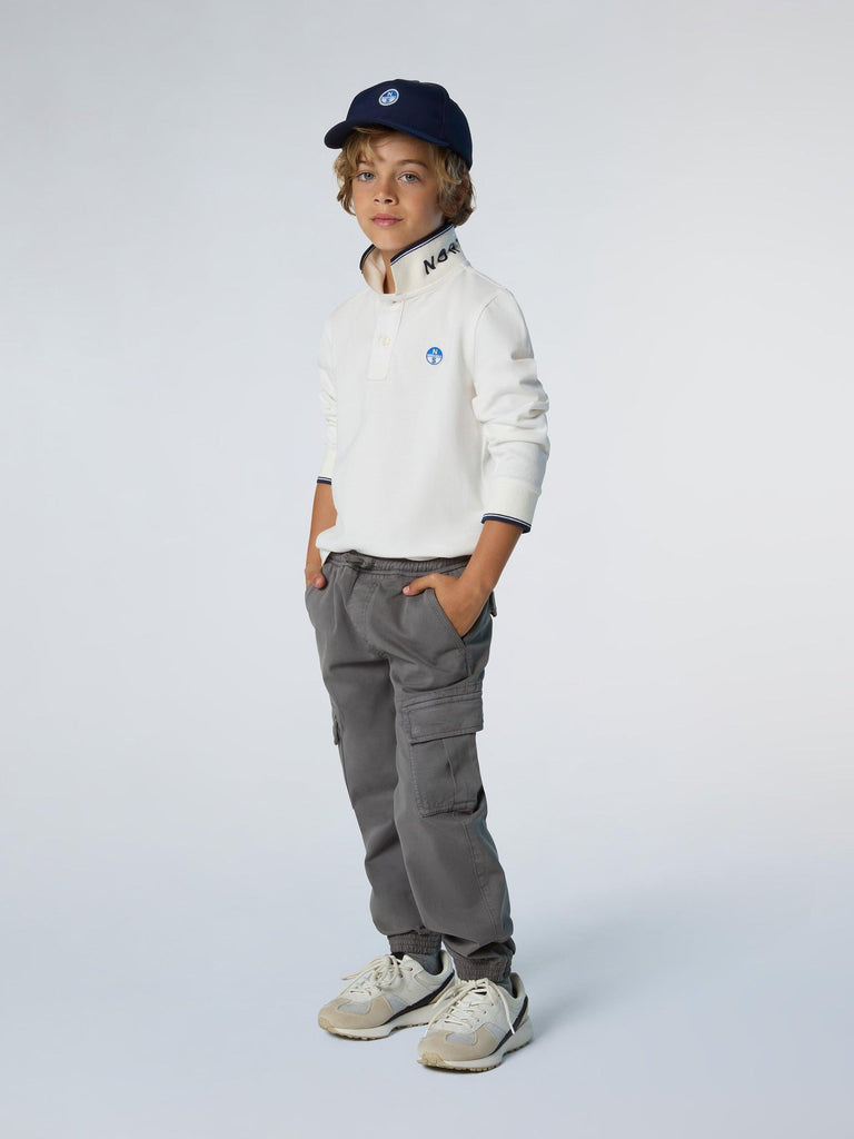 NORTH SAILS POLO LONG SLEEVE  W/LOGO