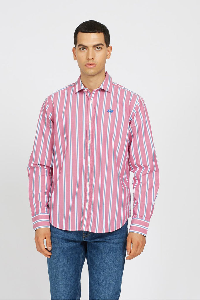 LA MARTINA MAN SHIRT L/S STRIPED POPELINE