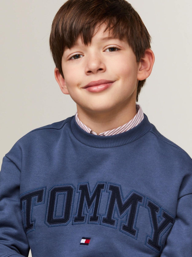 TOMMY HILFIGER VARSITY EMBROIDERY SWEATSHIRT