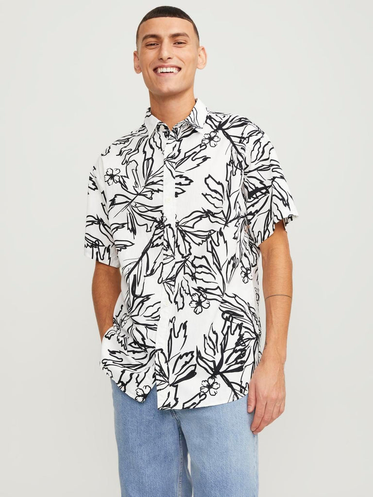 JACK AND JONES JORLAFAYETTE AOP SHIRT SS