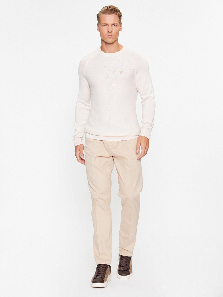GUESS ALEC RAGLAN LS CN STITCH SWTR
