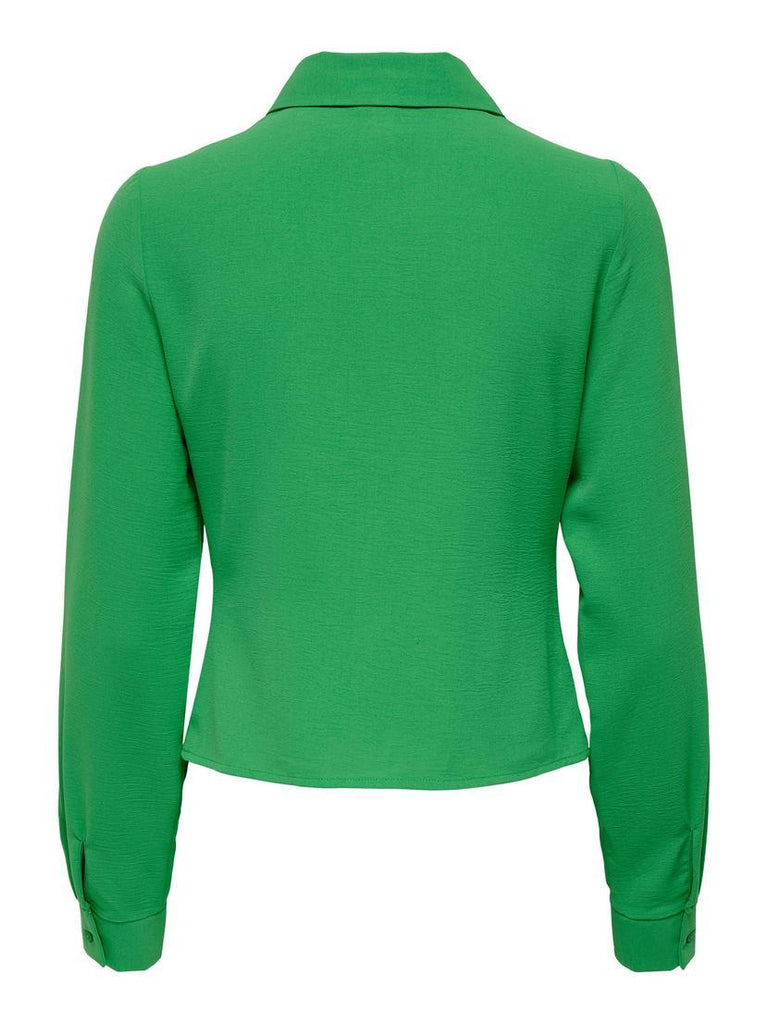 ONLY ONLMETTE LS WRINKLE TOP WVN