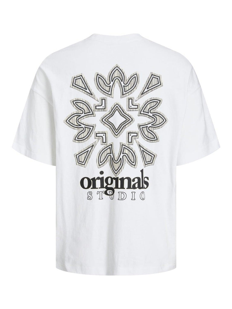 JACK AND JONES JORBARI BACK TEE SS CREW NECK