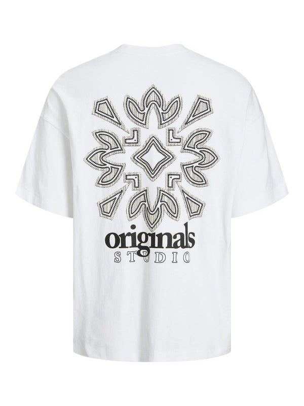JACK AND JONES JORBARI BACK TEE SS CREW NECK