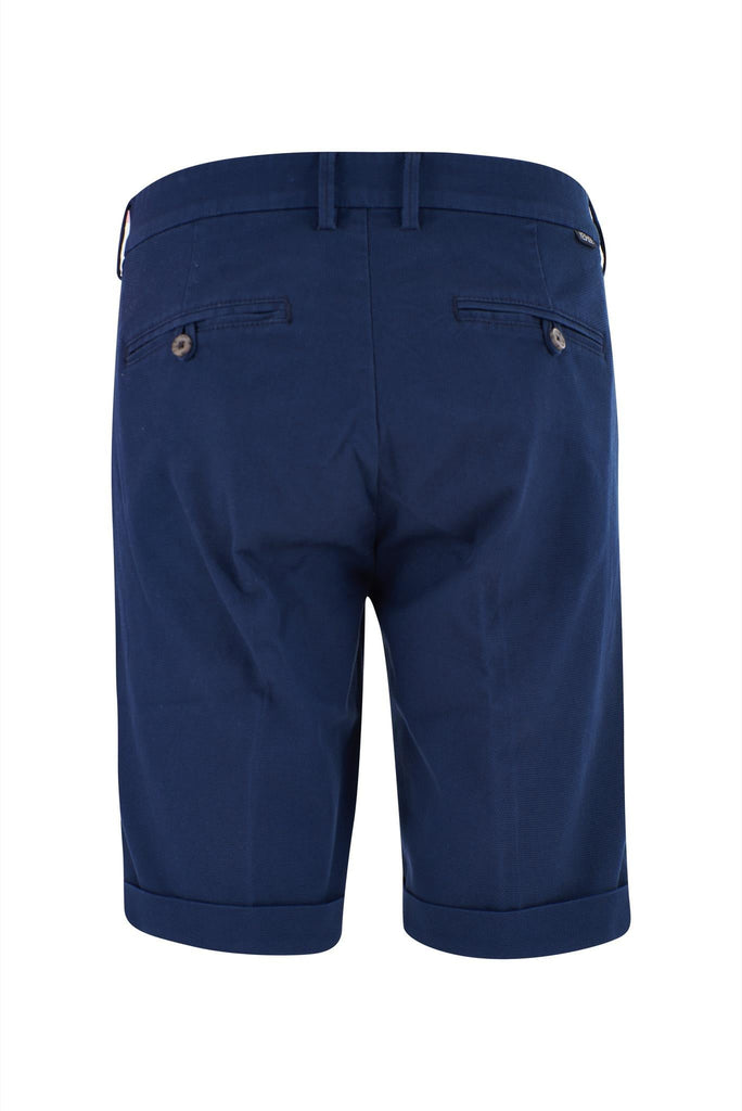 YES ZEE BERMUDA UOMO CHINOS CON PINCES E RISVOLTO