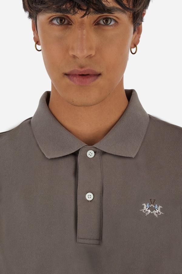 LA MARTINA MAN L/S POLO PIQUET STRETCH