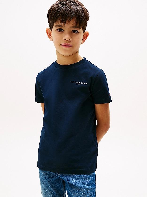 TOMMY HILFIGER U MINI CORP LOGO TEE SS