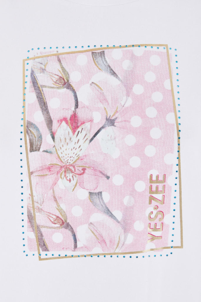 YES ZEE T-SHIRT DONNA GIROCOLLO, M/C