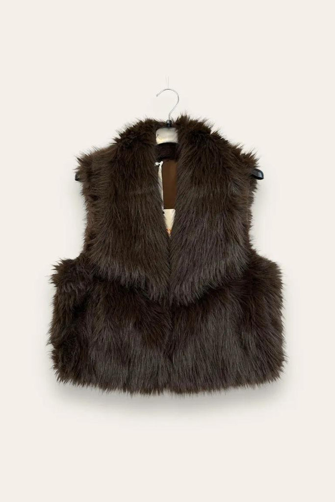 LOVEme Gilet in ecopelliccia