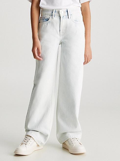 CALVIN KLEIN JEANS HR WIDE LEG SKYLIGHT BLUE
