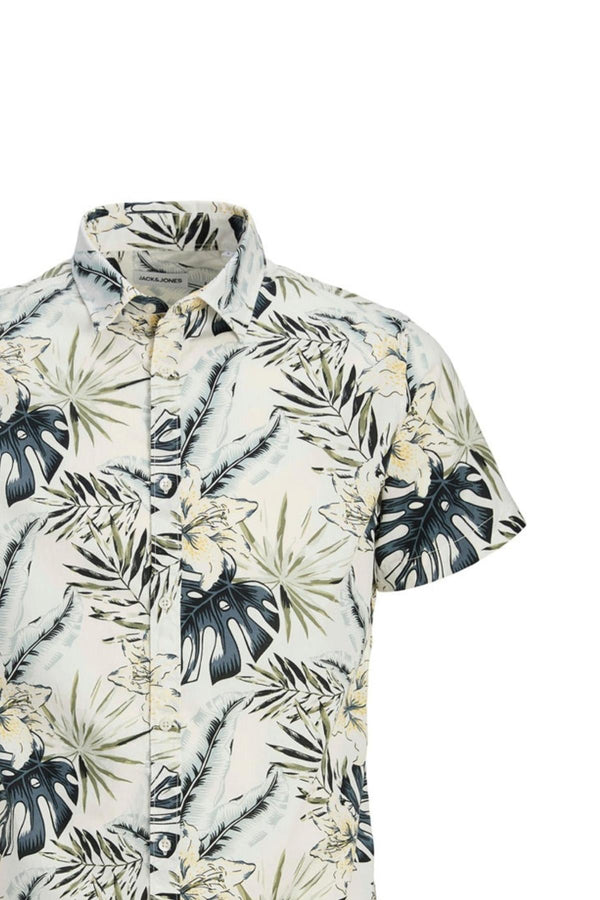 JACK AND JONES JJHAWAII AOP SHIRT SS LN