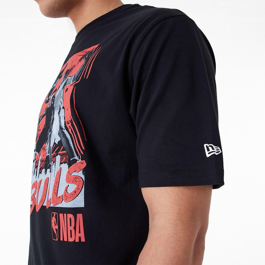 NEW ERA NBA PLAYER GRAPHIC OS TEE CHIBUL  BLKFDR