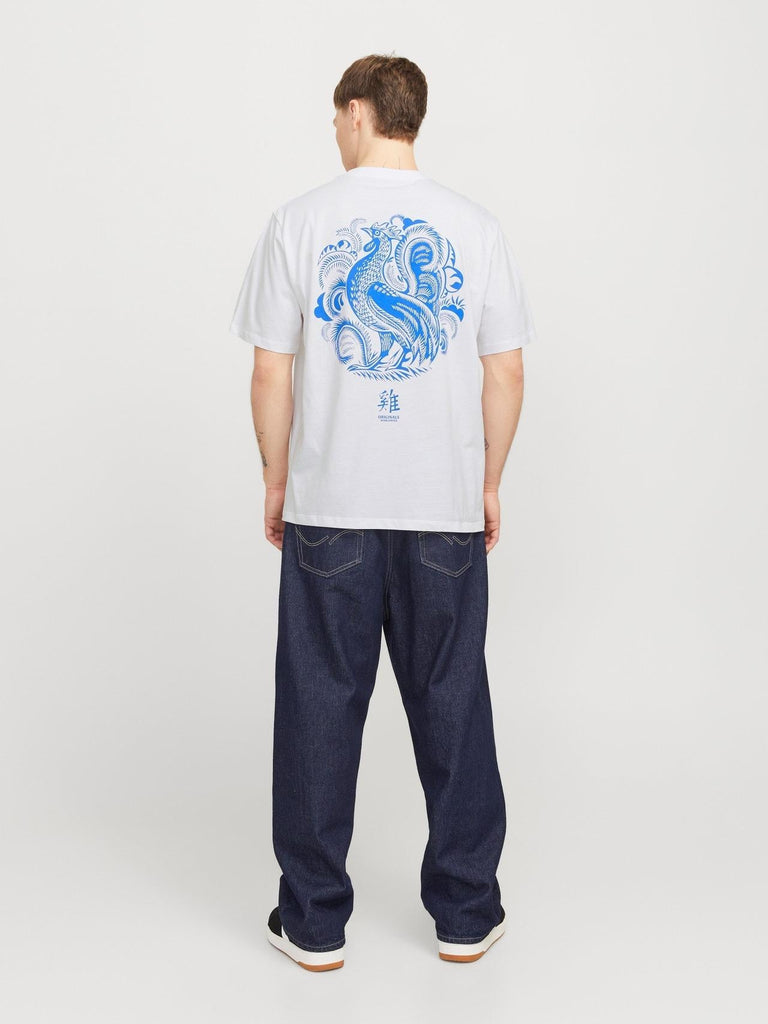 JACK AND JONES JORSNAKE TEE SS CREW NECK TG LN