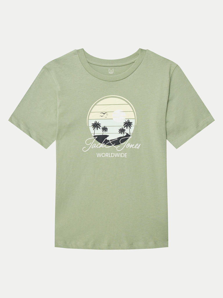 JACK JONES KIDS JJPALM TEE SS CREW NECK JNR
